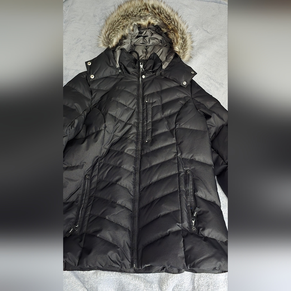 Eddie Bauer Women's Black Parka Jacket
